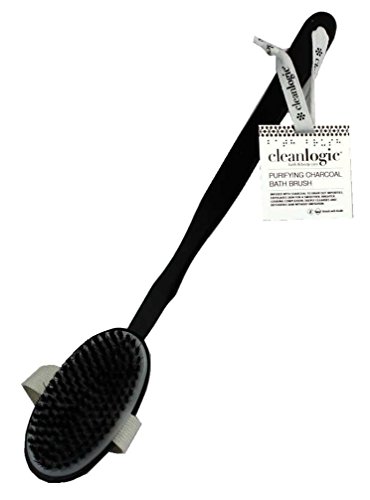 Clean Logic Purifying Charcoal Bath Brush (2 Pack)