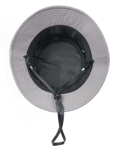 Image of XXL XL L Bucket Hat For Big Heads,M S Quick-Dry Travel Sun Hat With Chin Strap,Lightweight Summer Fisherman Hat Packable
