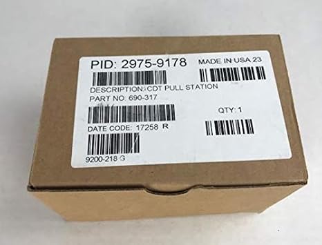 Simplex 2975-9178 - Addressable Steel Pull Station Back Box
