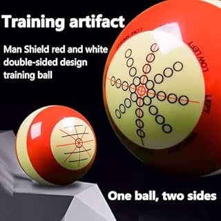Accessoires de Pratique de Billard Entraînement à la Pratique Portable Artefact Utilitaire avec et Un Sac de Balle et Points de Marqueur de Table de Billard pour Billard Américain Huit Boules