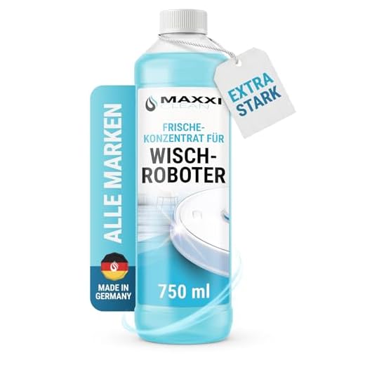 Maxxi Clean 750ml Bodenreiniger mit Frische-Duft geeignet für alle Wischroboter Universal Reiniger Konzentrat Wischflüssigkeit für Boden, Parkett, Fliesen Saugwischer-Reinigungsmittel