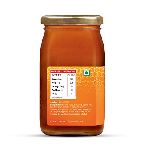 Saffola Honey 500G Frasco de Vidrio miniatura 2