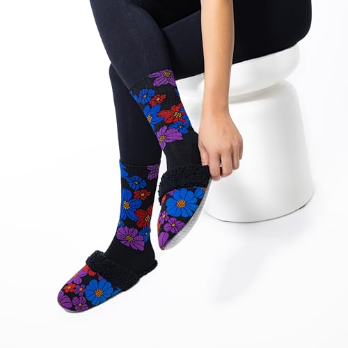 Image of Hot Sox Women's Retro Floral Slipper