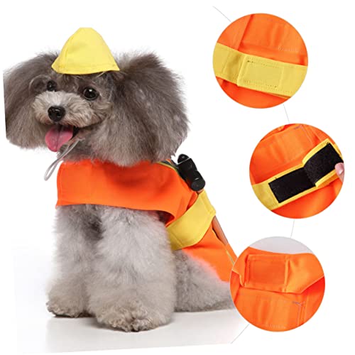 Disfraz para perro resistente y cómodo talla XL naranja miniatura 3