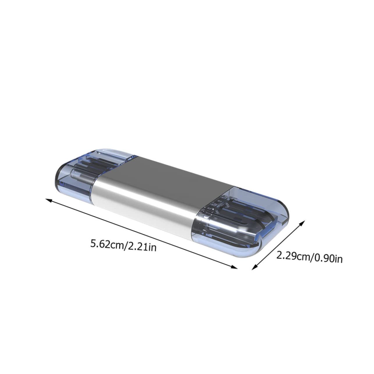 Lettore Schede USB Type-c 3.0 in Lega di Zinco per Backup
