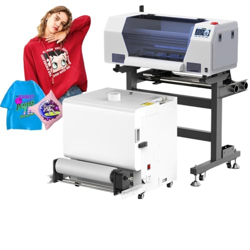 LOKLNEYK Máquina sacudidora del Polvo de DTF Compatible con la Impresora A3 de 13 DTF Directamente para filmar XP600(with Ink)