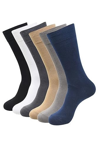 Image of SANDHA socks for men full length Men's Cotton Heel & Toe for Durability. Ideal for Regular, Business & Office Use - Pack of 3, Free Size