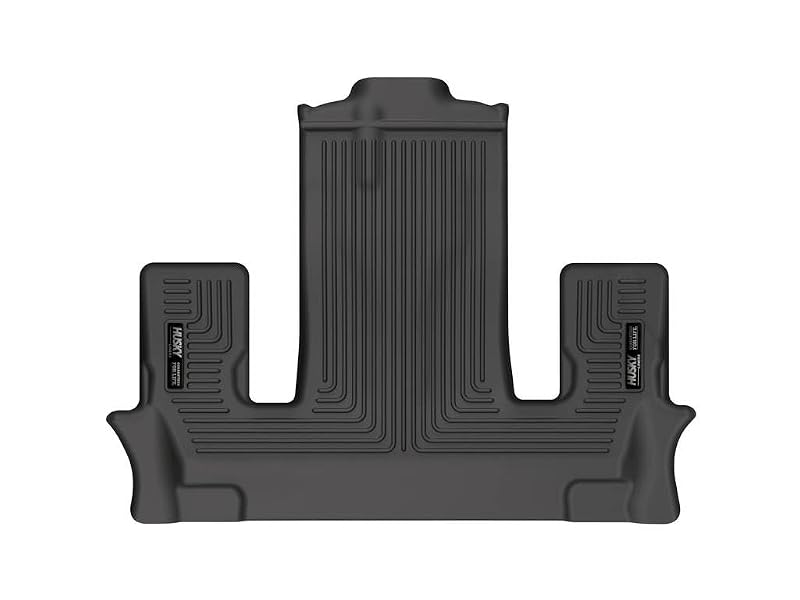 Forro de piso para 3ª fileira Husky Liners Weatherbeater, compatível com Ford Explorer 2022–2026 com bancos individuais na 2ª fileira e sem console central, preto, 1 peça