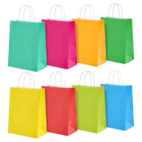 RACETOP 16 Pack Kraft Paper Gift Bags with...