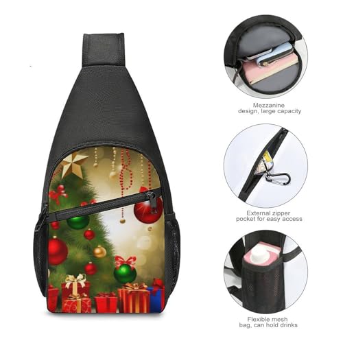 Mochila tipo sling blanca con diseño de dibujos animados miniatura 5