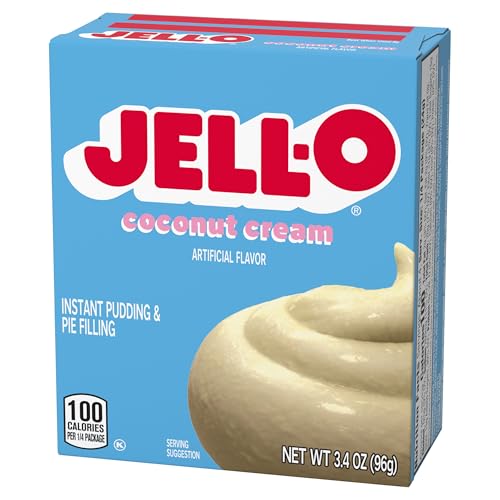 Jell-O coconut cream Instant Pudding & Pie Filling (96g)