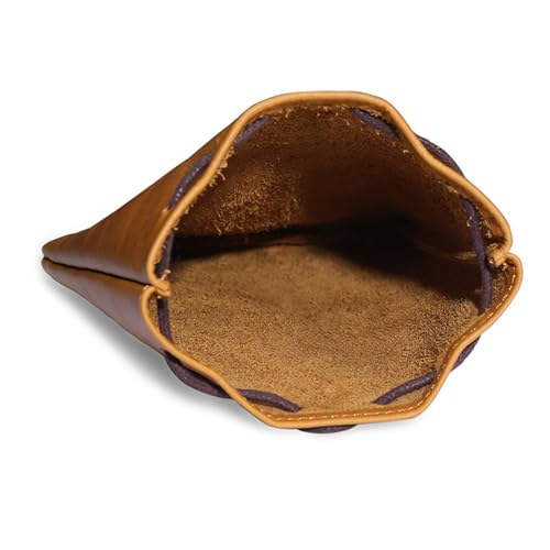 Leather Drawstring Pouch, Vintage Drawstring Storage Bag, Medieval Coin Purse Organizer, Handmade Leather Wallet For Coins And Loose Change3