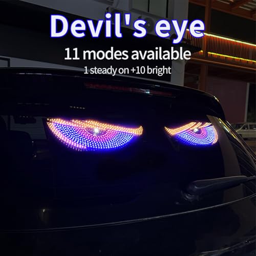 Tablero de exhibición creativo LED Auto Devil Eyes con señales luminosas de animación 7