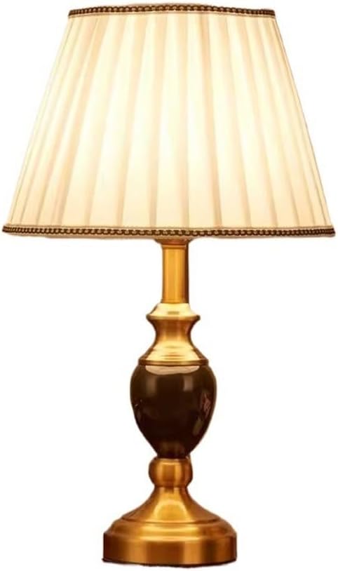 Lamp for Desk Simple Modern Ceramic Table Lamp Bedroom Creative Bedside Lamp Living Room Retro Decorative Lamp Desk Led Lamp(E)