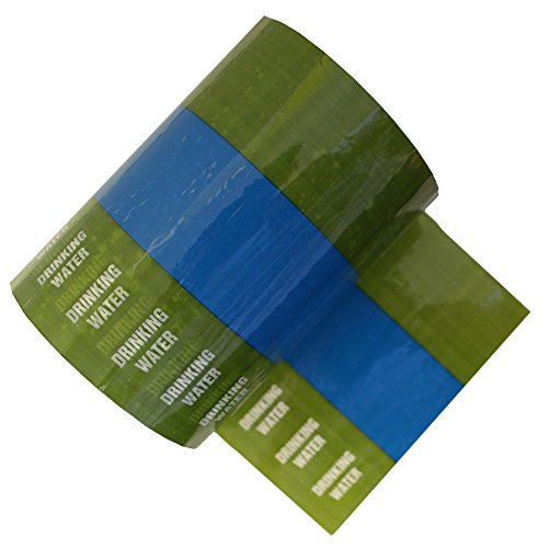 Bande d'identification pour tuyau d'eau potable rouleau de marquage bleu
