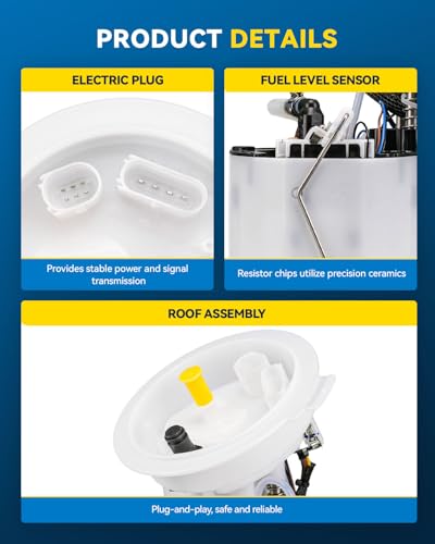 Image of PHILTOP Electric Fuel Pump Assembly Fits for Audi A6 Quattro, A7 Quattro, A6 2012-2018, S6 and S7 2013-2018, FG1601