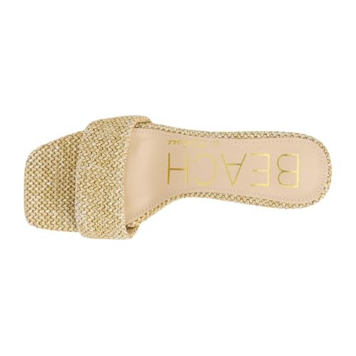 BEACH by Matisse Womens Capricorn Square Toe Kitten Pumps Dress Casual Casual Low Heel 1-2" - Beige4