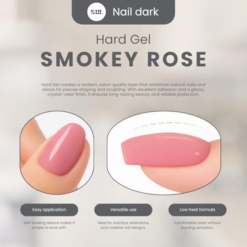 Gel Constructor Profesional para Uñas Smokey Rose 15 ml miniatura 2
