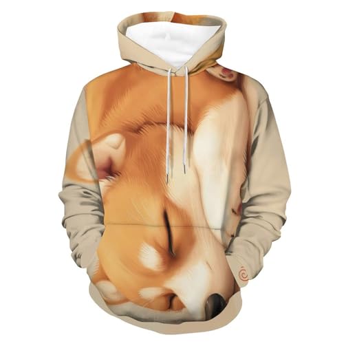Sweatshirt à capuche imprimé chien rigolo une idée cadeau originale pour adulte