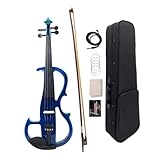 WUQIMUSC Electric Viola 16 inch Solid Wood Viola with Ebony Fittings, Carrying Case and Accessories Included...