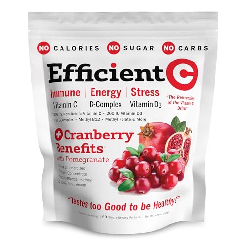 Image of ANDREW LESSMAN ProCaps Efficient C + Cranberry Benefits 90 Drink Packets