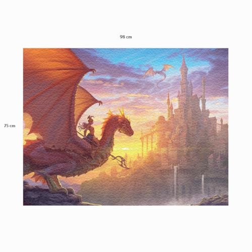 Puzzle 2000 pièces : Collection Fantastique Protecteurs du château Ravensburger Nathan - vue 8