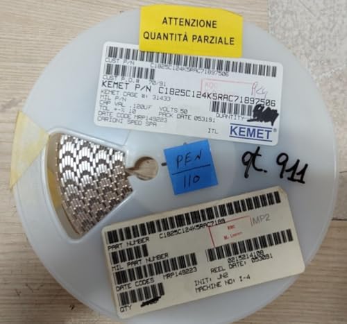 Generic (3 PCS) C1825C124K5RAC KEMET