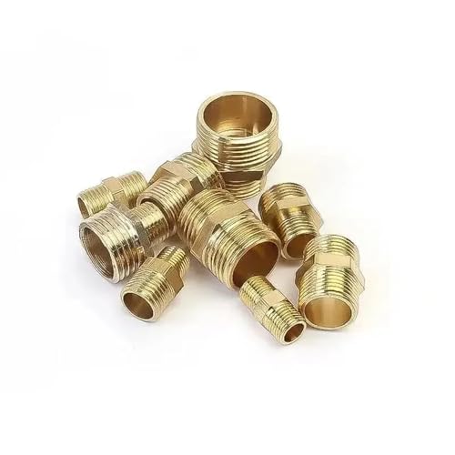 Montaje de pezón de latón 1/8 a 3/8 para reparar fugas en tuberías de agua 7