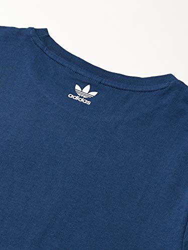 adidas Originals Kids Unisex Big Trefoil Tee Night Marine/White X-Small