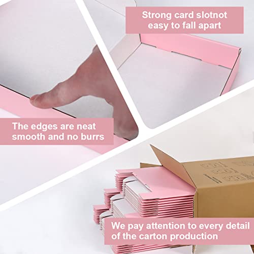 Ougebox 11.8X8X2 Inch Shipping Boxes For Small Business 25 Pack Pink Cardboard Corrugated Flat Mailer Boxes For Shipping Packaging Literature Mailer Box Packing Gift Supplies #TOP5