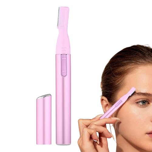 Depiladora facial para mujeres, depiladora con batería de afeitado, afeitadora para eliminación corporal y facial, piernas, cuello, axilas, labios, barbilla, bikini, ducha, maquillaje, boda,