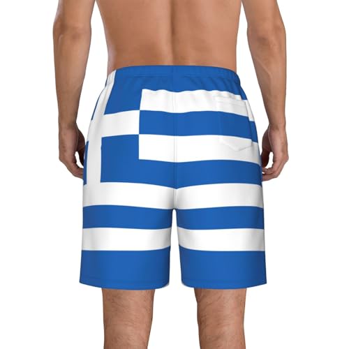 WURTON Greek Flag Print Mens Swim Trunks Compression Liner Swimming Trunks Bathing Suit Quick Dry Shorts3