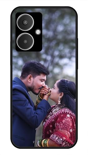 Image of NDCOM for Customised Redmi 13C 5+G Cover | Poco M6 5G Back Cover | Poco M6 5G Mobile Cover | Redmi 13C 5G Cover | DIY Personalised Photo Design | Customized Gift Custom Text Name Printed Metal Case
