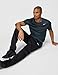 Nike Men's Therma Therma-Fit Open Hem Fitness Pants, Black/Black/White, Medium