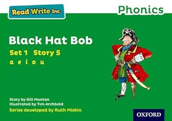Paperback Read Write Inc. Phonics: Green Set 1 Storybook 5 Black Hat Bob Book