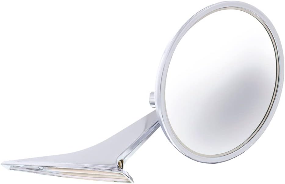 United Pacific 110827 Exterior Mirror w/Convex Mirror Glass For 1966-72 Chevy Passenger Car
