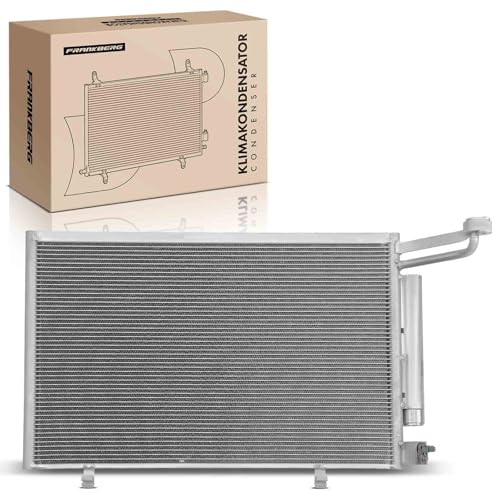 Frankberg Refrigerador de aire acondicionado Compatible con Fiesta VI CB1 CCN 1.25 Fiesta VI CB1 CCN 1.4 B-Max JK 1.6 Ti Fiesta VI CB1 CCN 1.5 TDCi Fiesta VI CB1 CCN 1.6 Ti AV1119710HB,D2BZ19712C