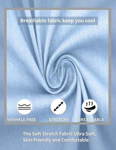 Image of Zombom Combo of Men's Cotton Blend Solid Regular Fit Casual Full Sleeves Shirts (Pack of 3)