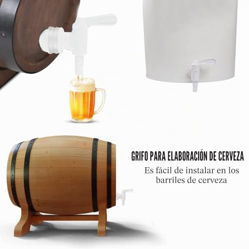 Miniatura 4 de 2 Piezas Grifo Para Cubo De Cerveza Grifo De Elaboración De Cerveza Cubo De Embotellado Grifo De Cubo Para Hacer Vino De Elaboración De Cerveza Para Dispensar Vino Té Agua Jugos Bebida