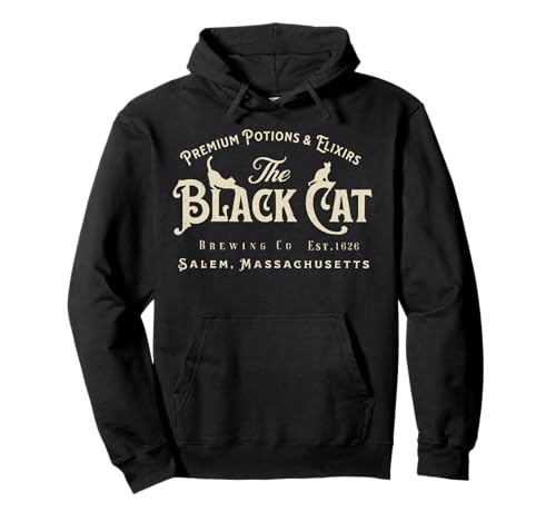 The Black Cat Witchy Salem Est 1626 Halloween Cat Lover