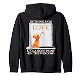 Love Nose Print Window Kind Funny Dog Dog Humor