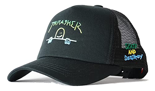 [�X���b�V���[] �L�b�Y �L���b�v (�X�P�[�g�O���t�B�b�N) [ 23TH-C08K / GONZ ART CAP ] �X�q BLK