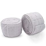 Cinturón de Tela Cortina, Cortina Encabezado Cinta Ojal Perforación Gancho Cinta Plisado Tire Cortina Ojales Cinturón de Tela (Blanco)