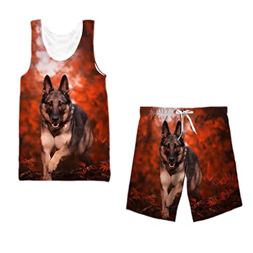 Ensemble de survêtement homme keusyoi débardeur short pour le sport d'été