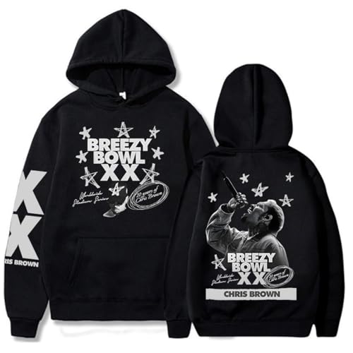 BUIWOT Hoodie Chris Brown Long Sleeve Men Women Sweatshirt Fashion Vintage Hip Hop Pullover Hoodie XS-3XL-Black||s BUIWOT Hoodie Chris Brown Long Sleeve Men Women Sweatshirt Fashion Vintage Hip Hop Pullover Hoodie XS-3XL-Black||s