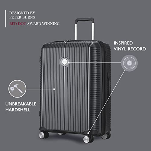 Image of Verage Carry On Luggage with Spinner Wheels, Expandable Hardshell Spinner Suitcase for Travel, TSA Approved (Checked-Large 28-Inch, Black)