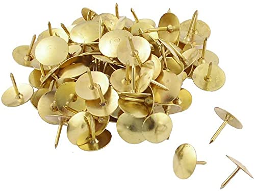 Lot De 50 Punaises Bureau Uxcell - Blanc Clair, Plastique Et Métal, Dimensions 23x9mm, Neuves En Boîte