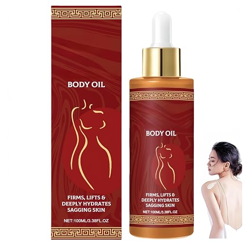 Aceite Corporal Reafirmante, Aceite Corporal Lifting con Colágeno, Tratamiento Hidratante, Reafirma y Levanta la Piel Flácida, Reduce las Líneas Finas para una Piel Suave (1Piezas)