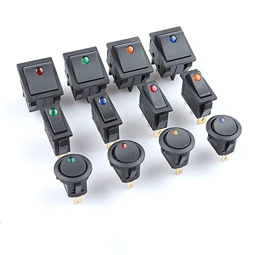Interrupteur à bascule 3/4 broches pour remplacer un bouton défectueux et sécuriser vos circuits - 3