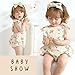 Lehoso Newborn Baby Girl Clothes Summer Sleeveless Ruffle Hem Cross Back One Piece Baby Girl Romper Infant Clothes (Beige, 3-6 Months)